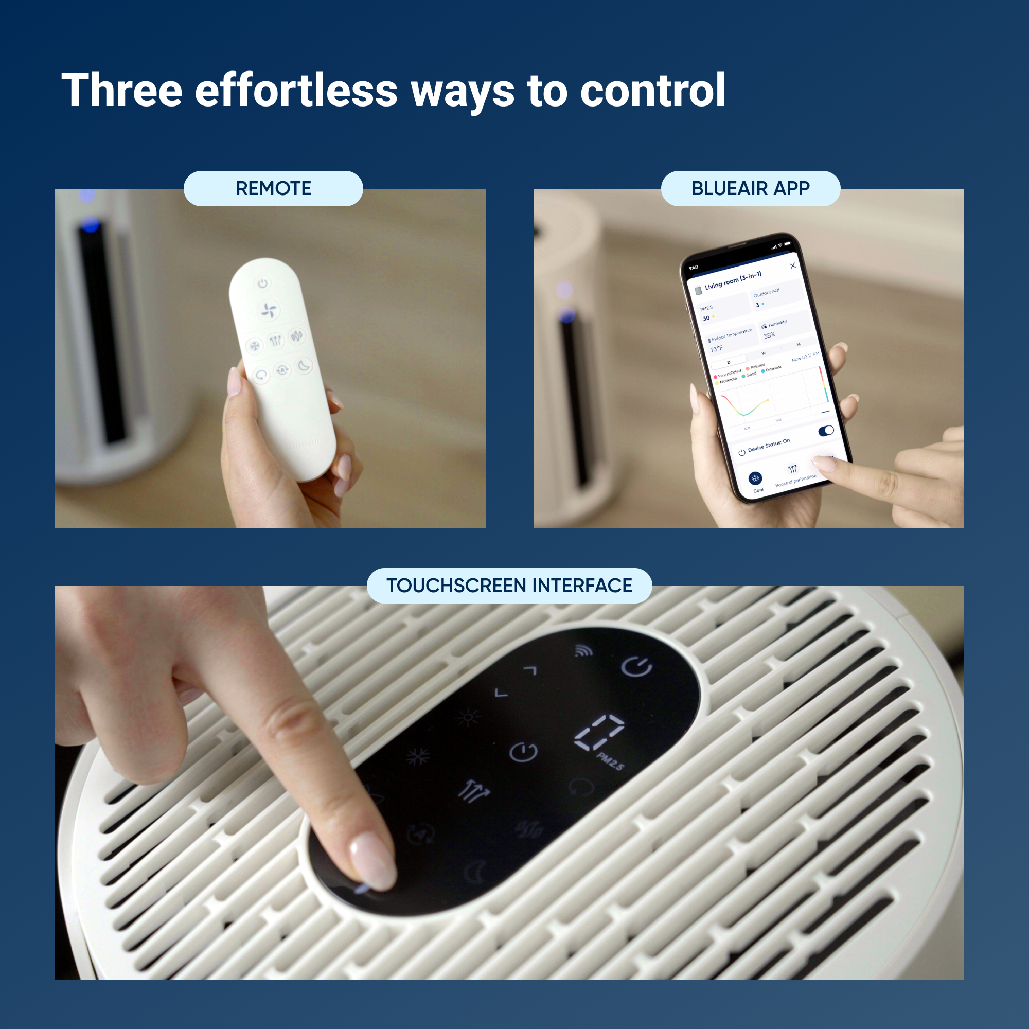 Blue air Comfort Pure™ 3-in-1 T10i Air Purifier