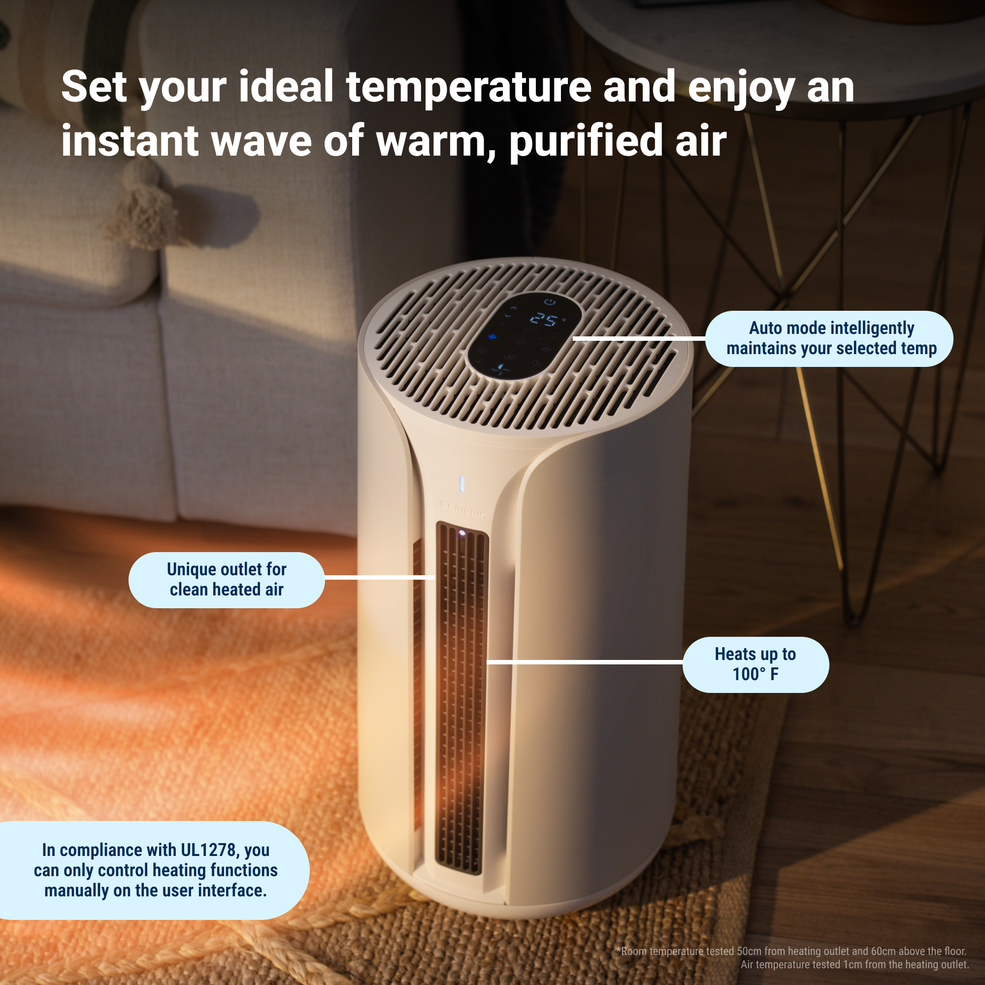 Blue air Comfort Pure™ 3-in-1 T10i Air Purifier