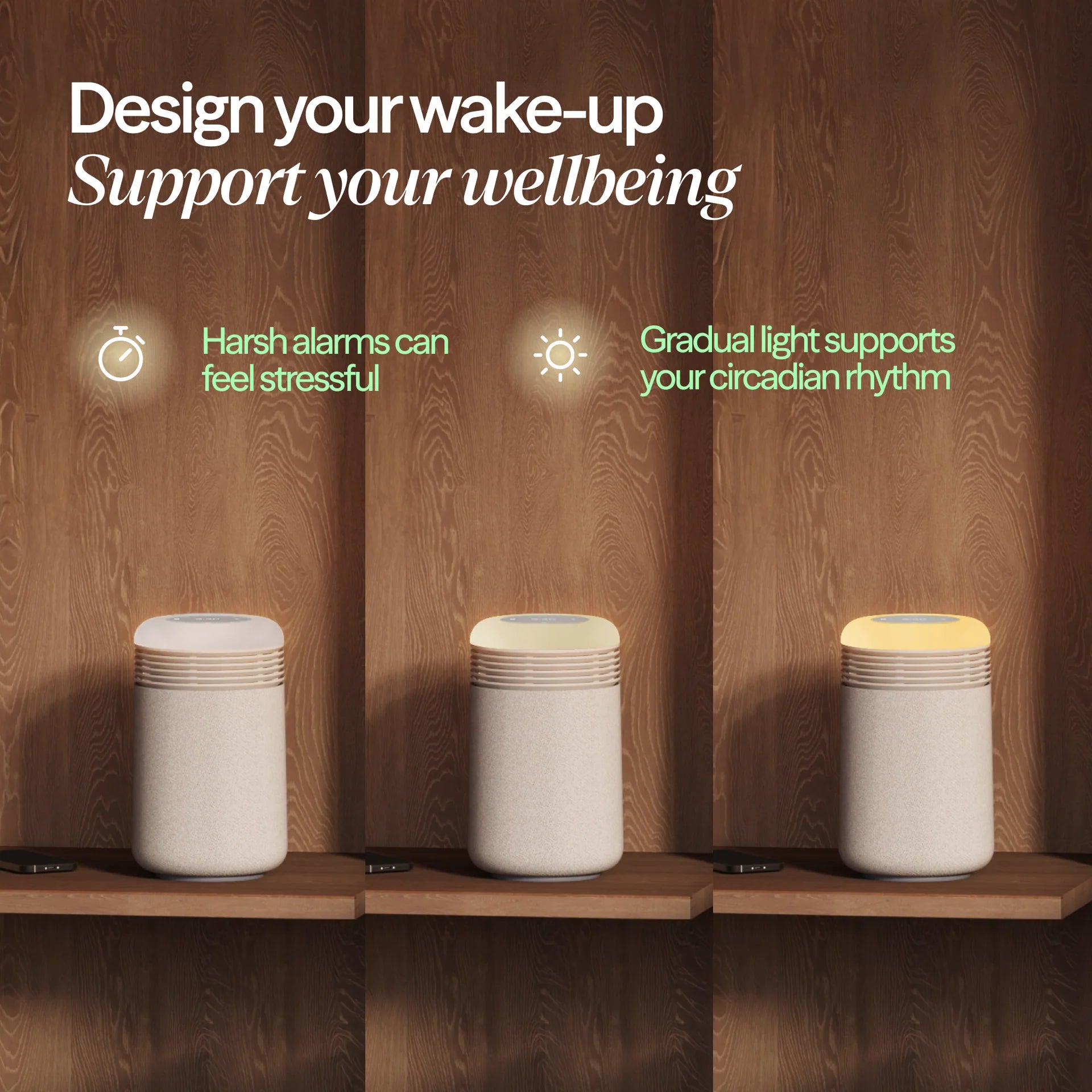 Blueair Mini Restful™ Air Purifier with Sunrise Clock