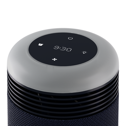 Blueair Mini Restful™ Air Purifier with Sunrise Clock – Blue