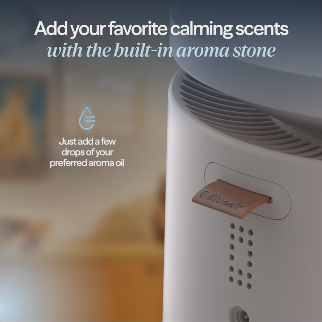 Blueair DreamWell™ Humidifier Small Grey - 48h InvisibleMist™, Aroma Stone, Mood Lighting
